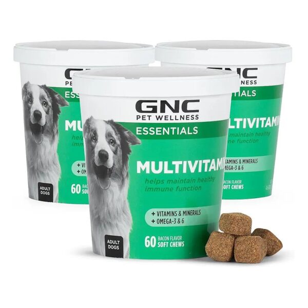 GNC Pet Essentials Multivitamin Soft Chews for Dogs with Vitamins and Minerals