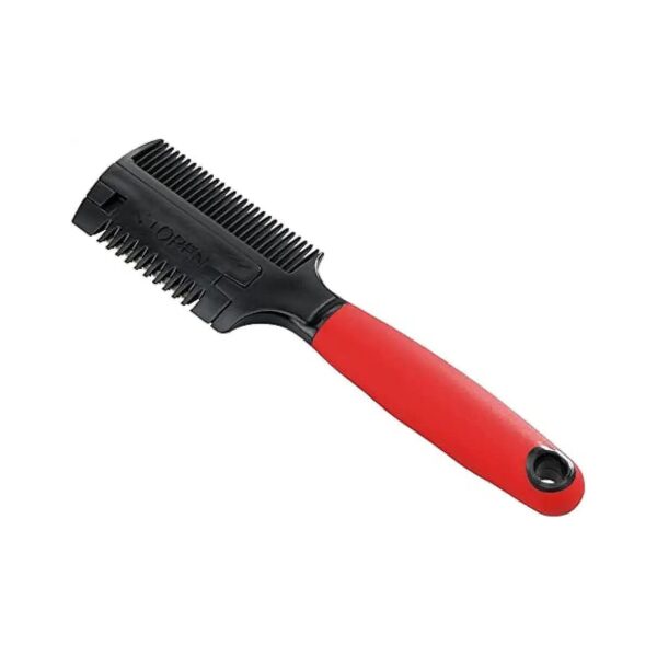 GRO Dog Comb with Razor for Easy Trimming All Hair Types