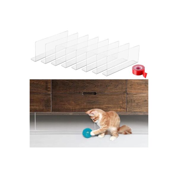 Gap Stopper Under Bed Blocker for Cats and Dogs Adhesive Home Solution