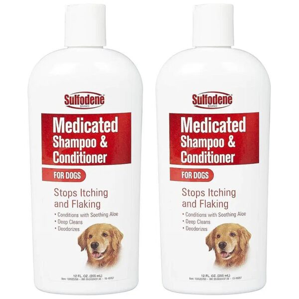 Gentle Dog Shampoo Set of 2 for Soft and Lustrous Coats