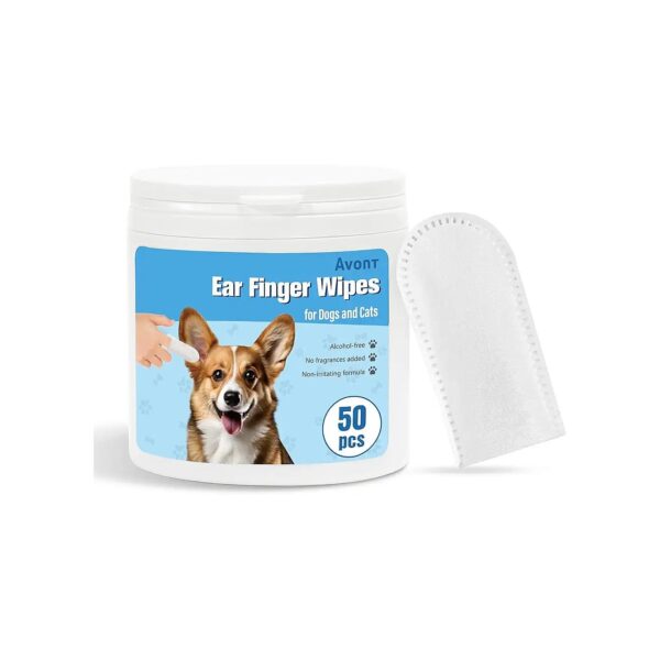 Gentle Ear Relief Cleaning Wipes for Cats and Dogs