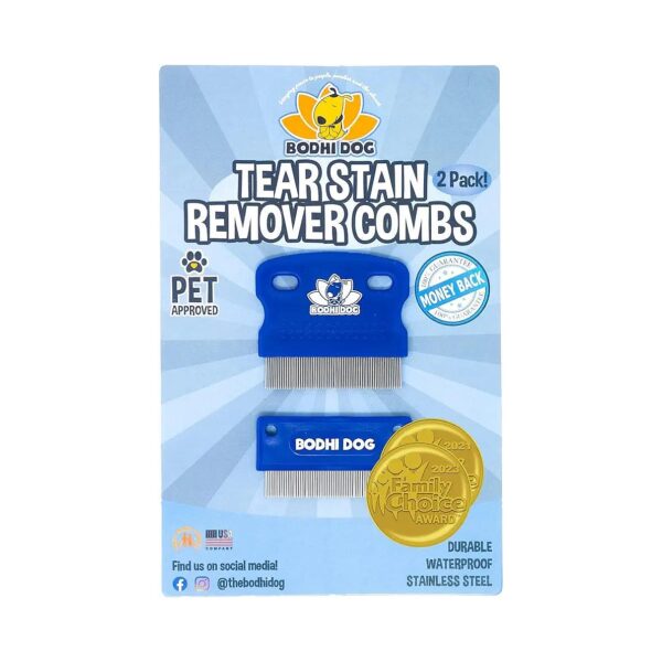 Gentle Eye Stain Remover Combs for Dogs and Cats