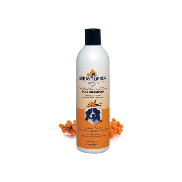 Gentle Oatmeal Dog Shampoo with Honey and Sea Buckthorn for Dry, Itchy Skin