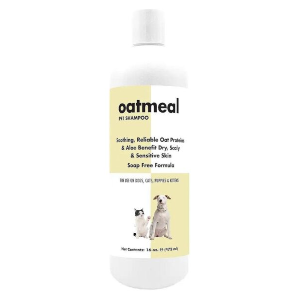 Gentle Oatmeal and Aloe Vera Pet Shampoo for Sensitive Skin