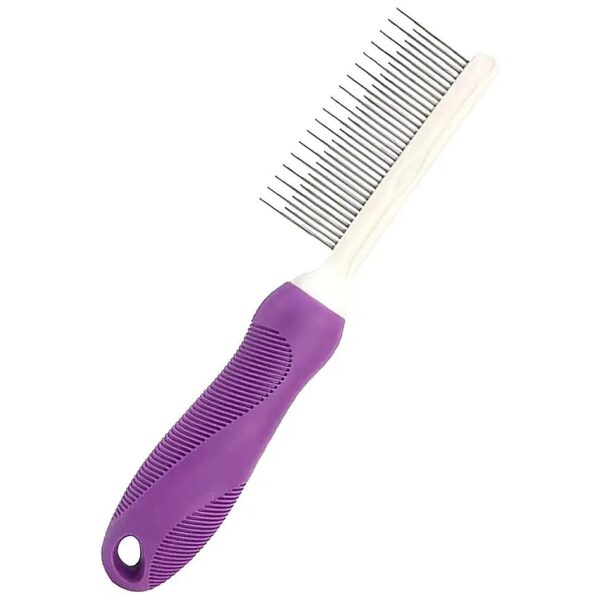 Gentle Pet Grooming Comb for Dogs and Cats of All Hair Types and Sizes