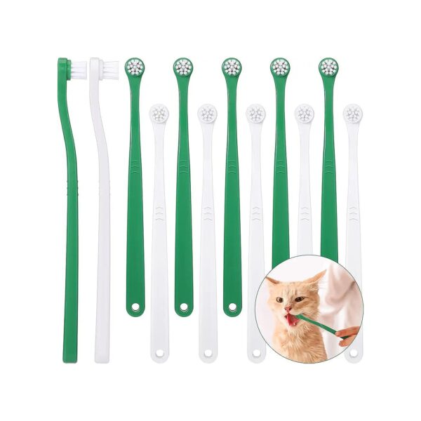 Gentle Pet Toothbrush for Puppy Cats Large Small Dog Dental Care