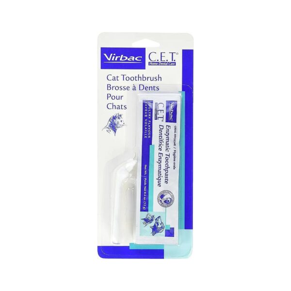 Gentle Pet Toothbrush with Soft Bristles for Adult Dogs and Cats