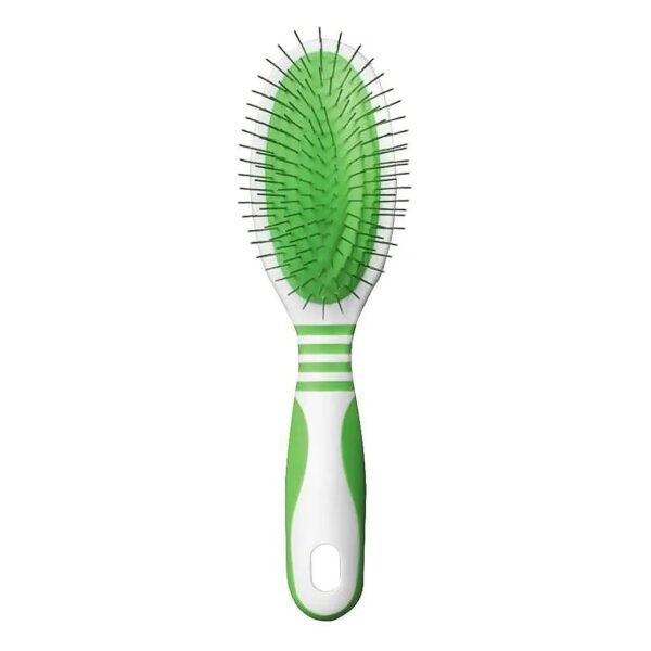 Gentle Pin Brush for Medium to Long Hair Dogs Removes Dirt and Loose Hair