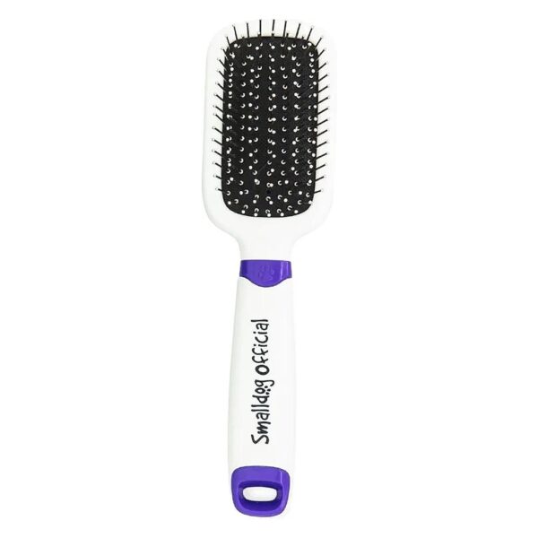 Gentle Rubber Bristle Brush for Smoothening Fur and Removing Hair Debris on Small Dogs