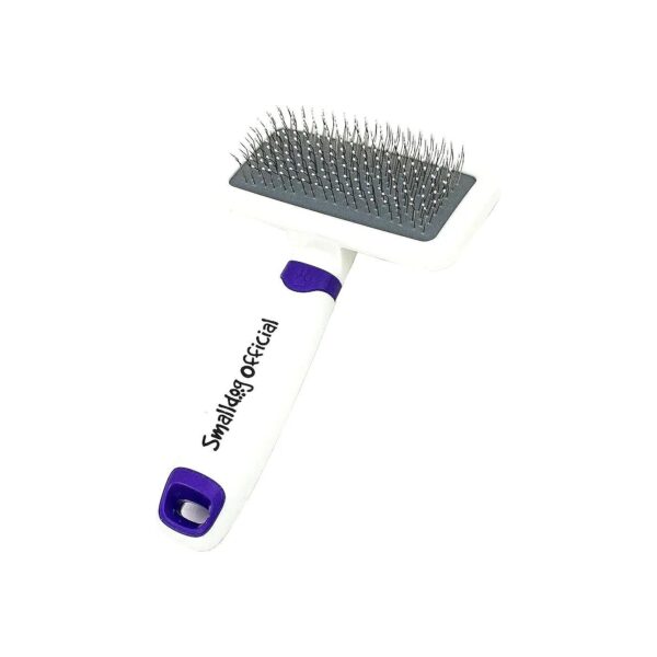 Gentle Slicker Brush for Toy Breeds and Small Dogs with Long or Short Hair