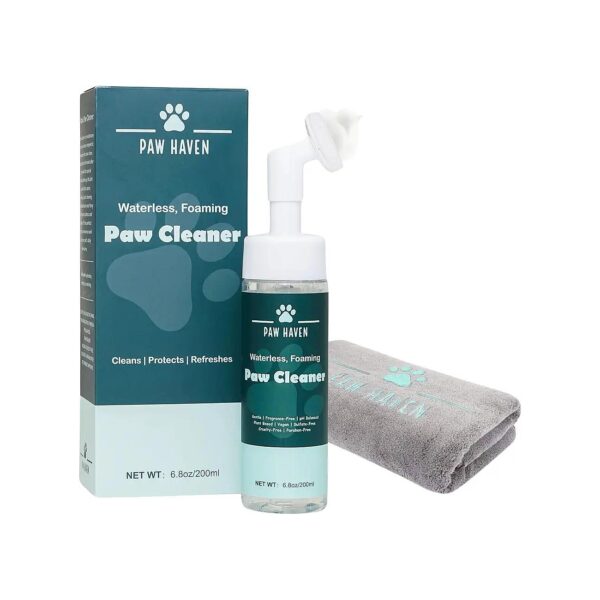 Gentle Waterless Dog Paw Cleaner with pH Balanced Formula for Muddy Feet Relief