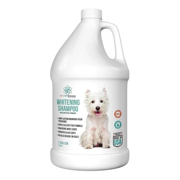 Gentle Whitening Shampoo for White Puppies and Adult Dogs