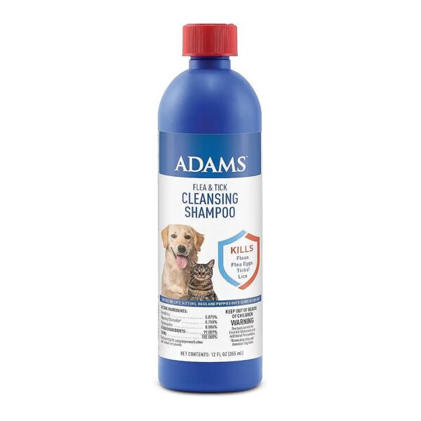 Gentle and Creamy Flea and Tick Shampoo for Pets with Allergies