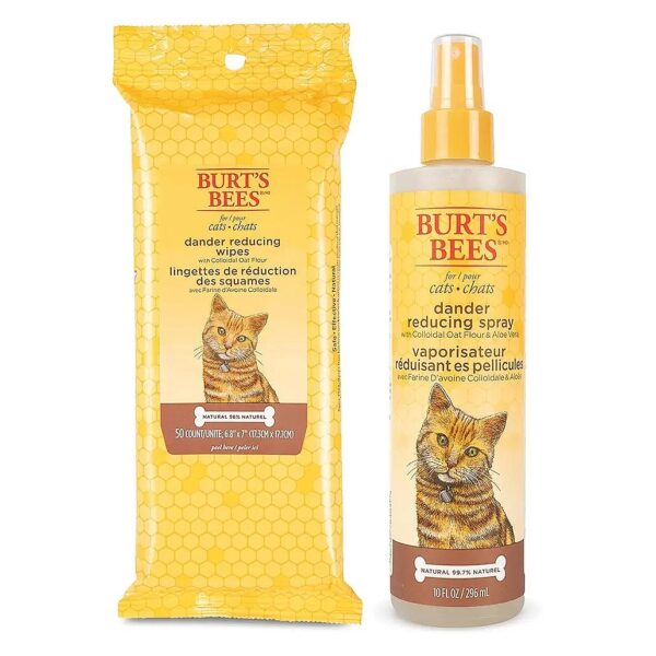 Gentle and Effective Cat Wipes and Spray for Reducing Dander