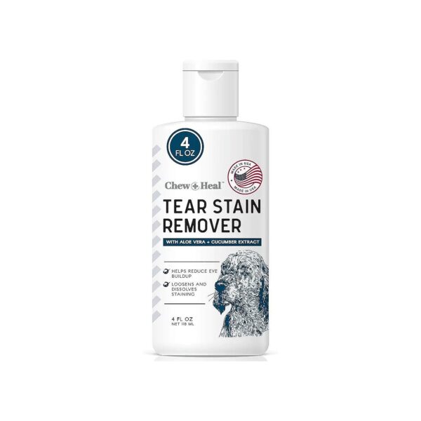 Gentle and Effective Dog Eye Stain Remover - Water Based for All Coat Types