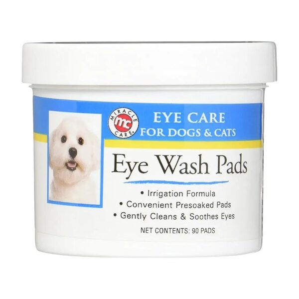 Gentle and Effective Eye Wipes for Dogs and Cats, Removes Eye Debris Safely