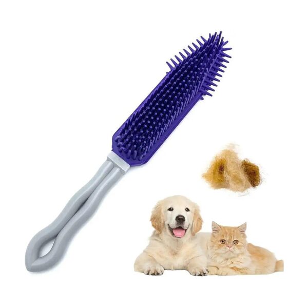 Gentle and Efficient Rubber Pet Hair Remover for Furniture and Clothing