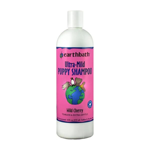 Gentle and Tearless Wild Cherry Fragranced Dog Shampoo for Soft Coats