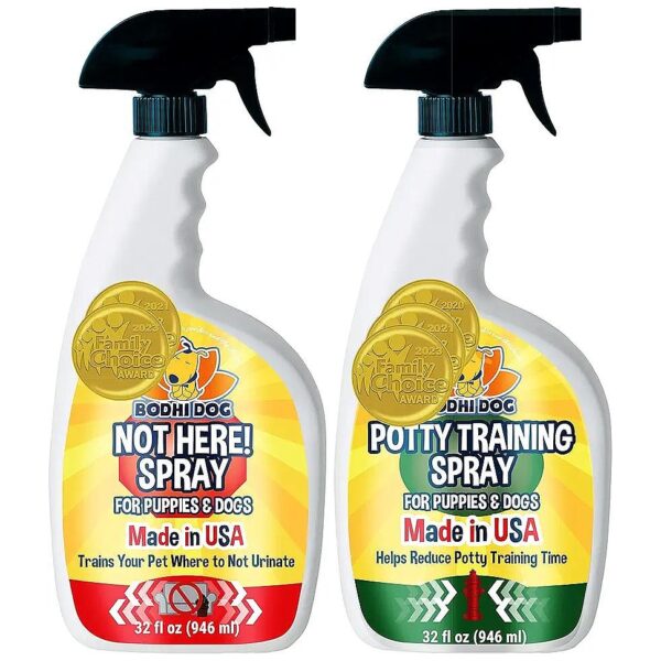 Get Your Pet to the Right Spot with Potty Training Spray and Not Here Spray