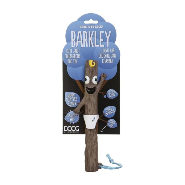 Glow-in-the-Dark Eyes on Durable Recycled Rubber Fetching Stick for Unforgettable Play