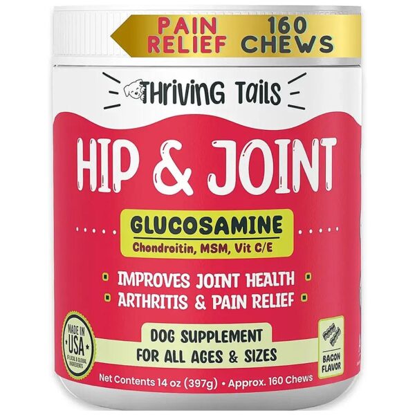 Glucosamine Chondroitin Supplement for Healthy Joints in Small, Large, and Senior Dogs