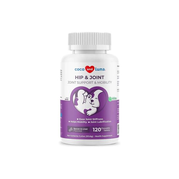 Glucosamine and Chondroitin Joint Supplement for Dogs with Hip and Joint Support