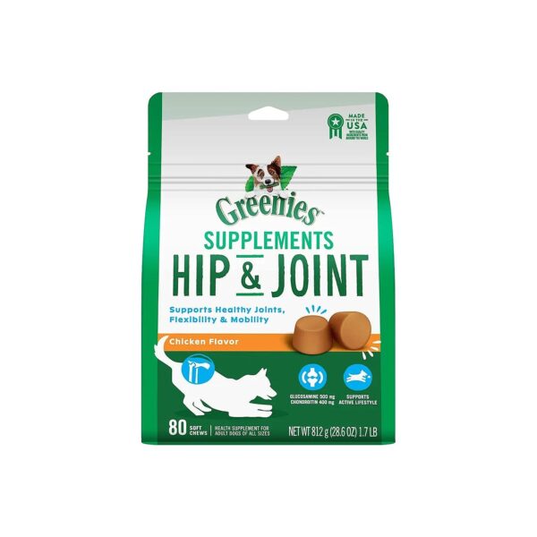 Glucosamine and Chondroitin Joint Supplements for Adult Dogs in Soft Chews