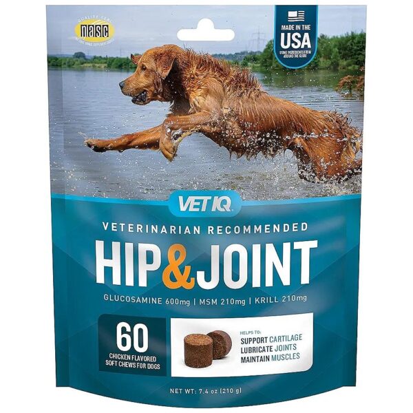 Glucosamine and MSM Joint Supplement for Dogs with Chicken Flavor Chewables