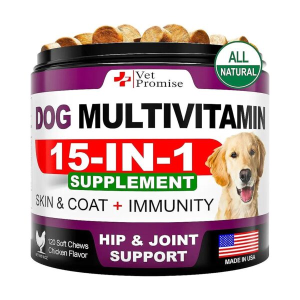 Glucosamine and Probiotics Dog Multivitamin for Senior and Puppy Dogs