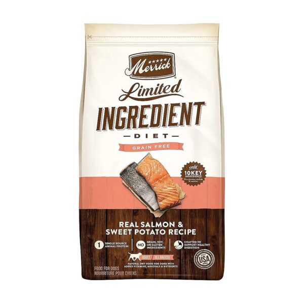 Gluten Free Dog Food with Real Salmon and Sweet Potato Ingredients