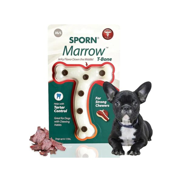 Gluten-Free and Non-Toxic T Bone Dog Chew Toy for Small Dogs and Puppies