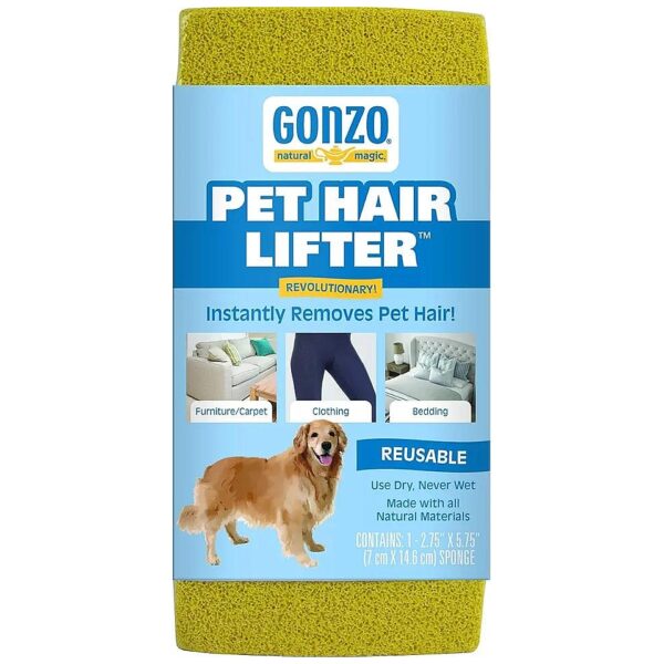 Gonzo Pet Hair Lifter Sponge for Instant and Safe Hair Removal