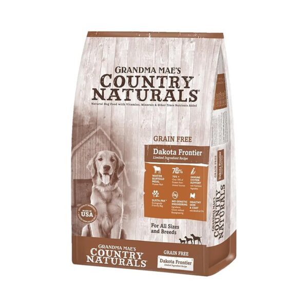 Grain Free Dakota Frontier Buffalo Meal Dry Dog Food with Single Protein Diet