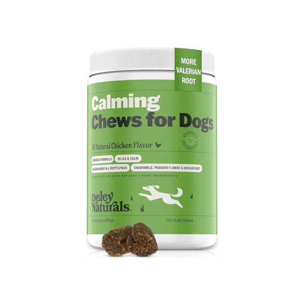 Grain Free Dog Anxiety Supplement with Valerian Root and L-Tryptophan