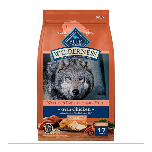 Grain-Free Large Breed Dog Food with Wholesome Chicken and High-Protein Recipe