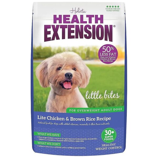 Grain-Free Little Bites Dog Food with Chicken and Brown Rice for Weight Control