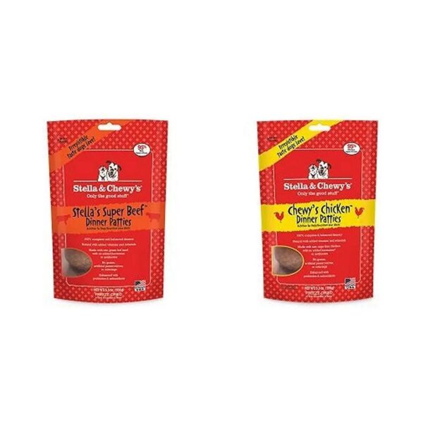 Grain-Free, Protein-Rich Dog Food Variety Pack with Chicken and Beef Flavors