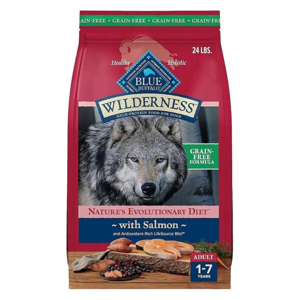 Grain-Free Salmon Dry Food for Adult Dogs with Real Salmon and Natural Ingredients