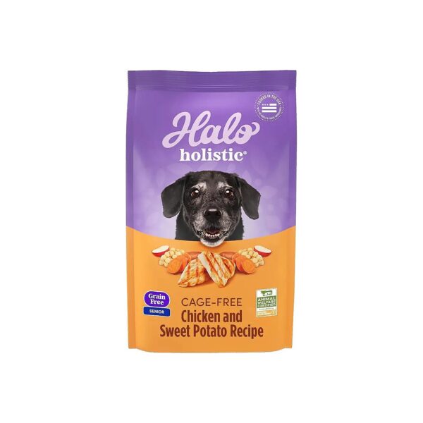 Grain-Free Senior Dog Food - Chicken and Sweet Potato Recipe for Optimal Digestive Health