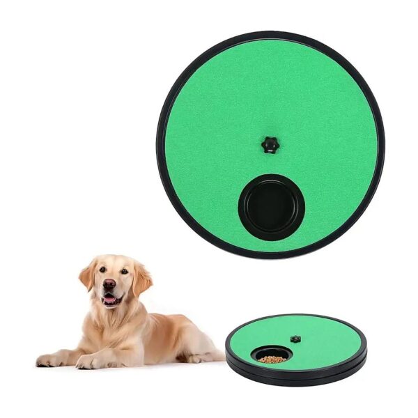 Green Color Dog Scratch Pad with Food Storage Box for Small and Large Dogs