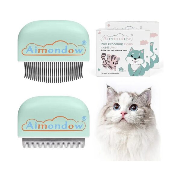 Green Comb for Cats Dogs Puppy Rabbit Bunny Hair Care