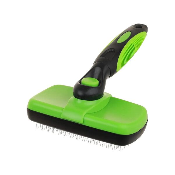 Green Pet Brush for Durable and Long-Lasting Grooming Solutions for Dogs Cats