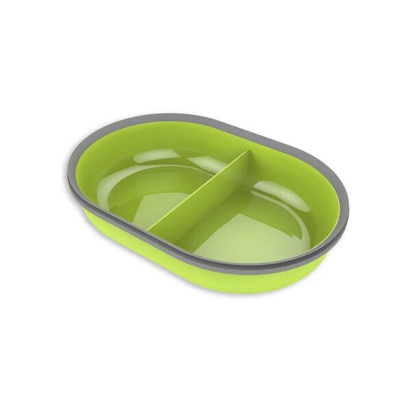 Green Split Bowl for Multi-Pet Household with SureFeed Microchip Feeder