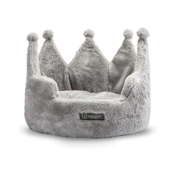 Grey Cloud Micro-Plush Pet Bed for Small Breeds