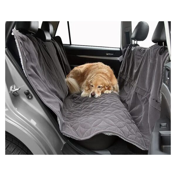 Grey Pet Hammock Seat Cover Large 62x75 Inches Waterproof Water Resistant