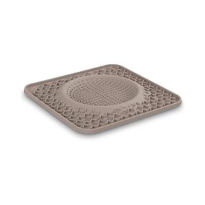 Grey Silicone Therapeutic Licking Bowl Mat for Dogs and Cats