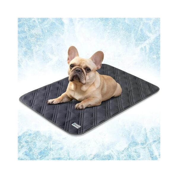 Grey Waterproof Cooling Mat for Small to Medium Size Dogs and Cats