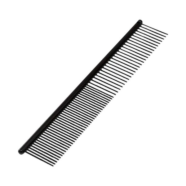 Greyhound Style Teflon Comb for Fine to Medium Hair Coats