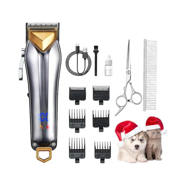 Grooming Kit for Pets with Cordless Design and High Power for Thick Coat Dogs and Cats