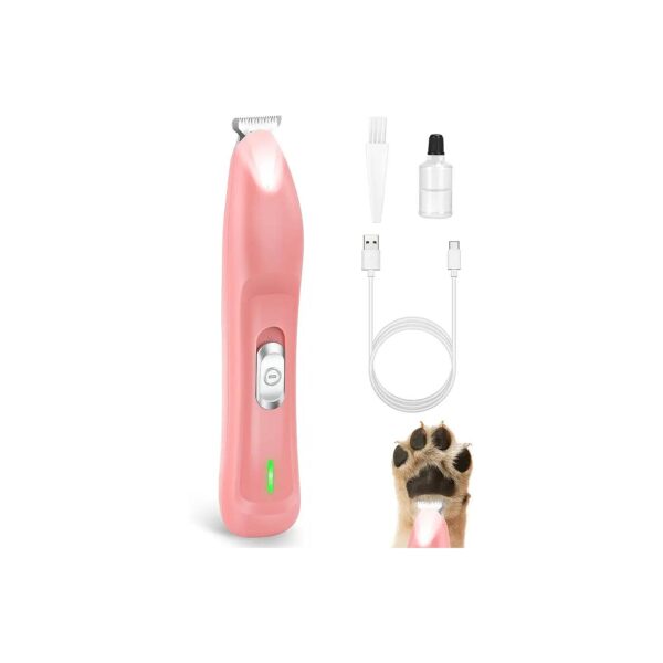 Grooming Pet Claws and Small Areas with Low-Noise and Low-Vibration Dog Clippers